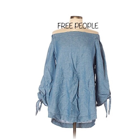 Free People Tops - Free People Off Shoulder Tunic Top sz M